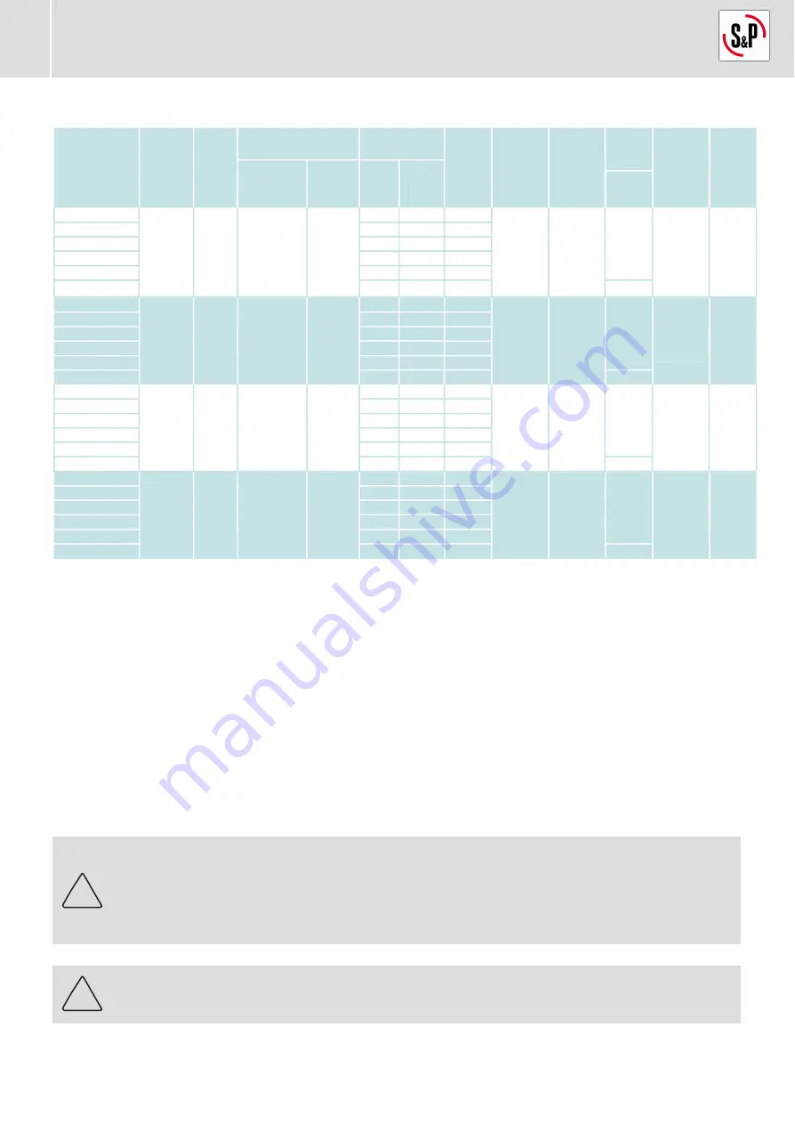 S&P DUOVENT MODULAR DV Instruction Manual Download Page 14