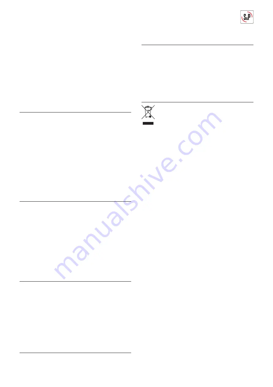 S&P ECOWATT HXBR Manual Download Page 21