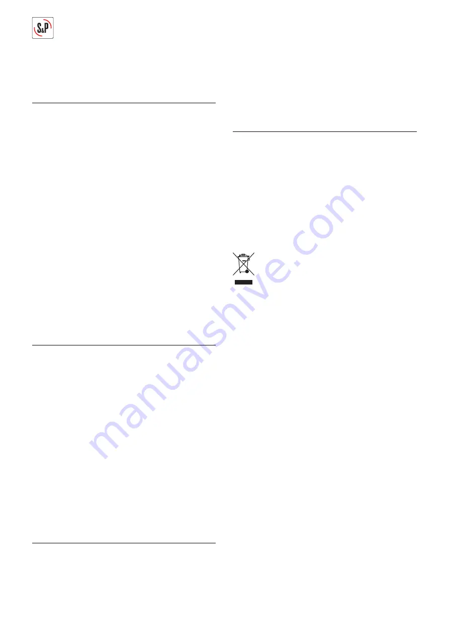 S&P ECOWATT HXBR Manual Download Page 30