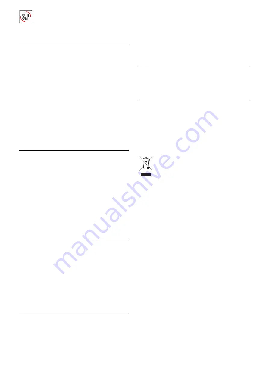 S&P ECOWATT HXBR Manual Download Page 32