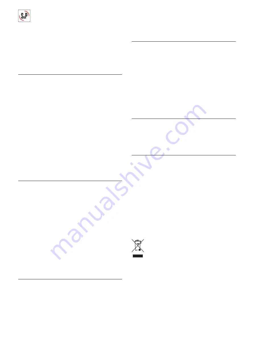 S&P ECOWATT HXBR Manual Download Page 34