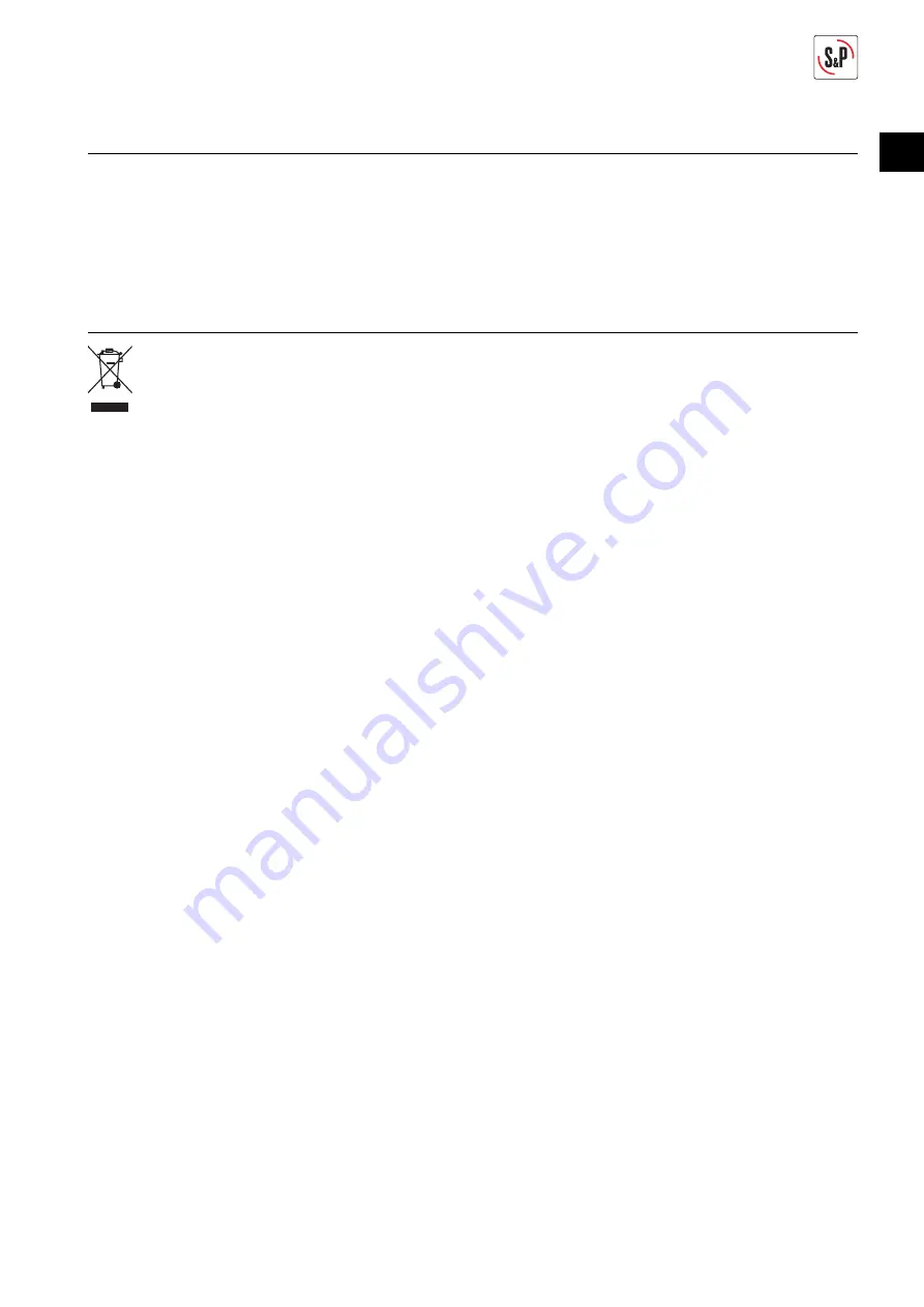 S&P ECOWATT PLUS CRHB 400 N Manual Download Page 11