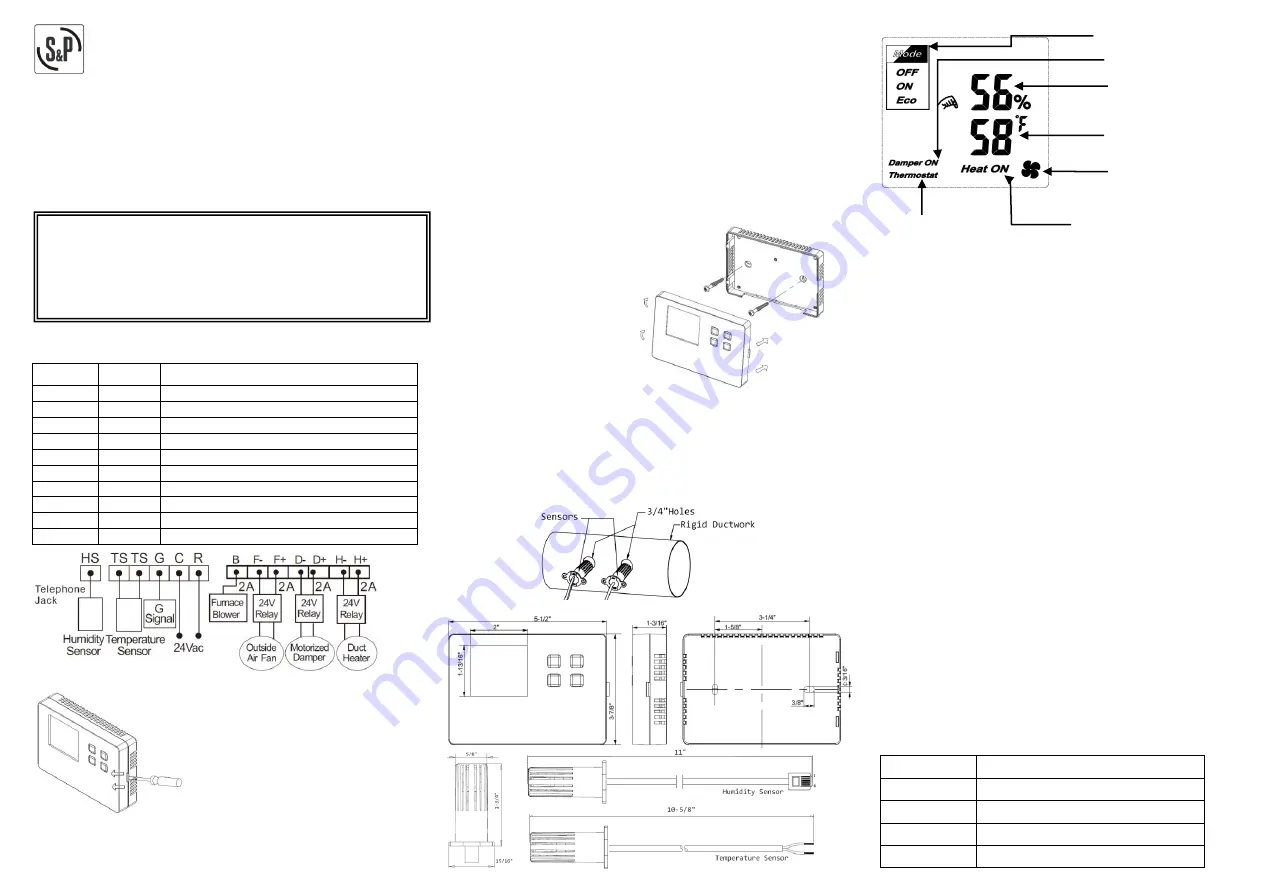 S&P ES24V Quick Start Manual Download Page 1