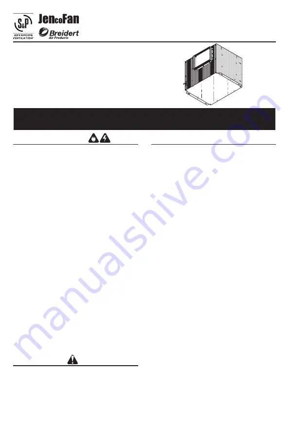 S&P JENcoFAN L100 Installation, Operation And Maintenance Manual Download Page 51