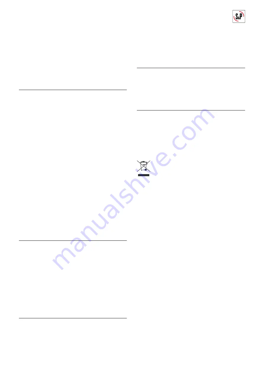 S&P JETLINE Series Instruction Manual Download Page 7