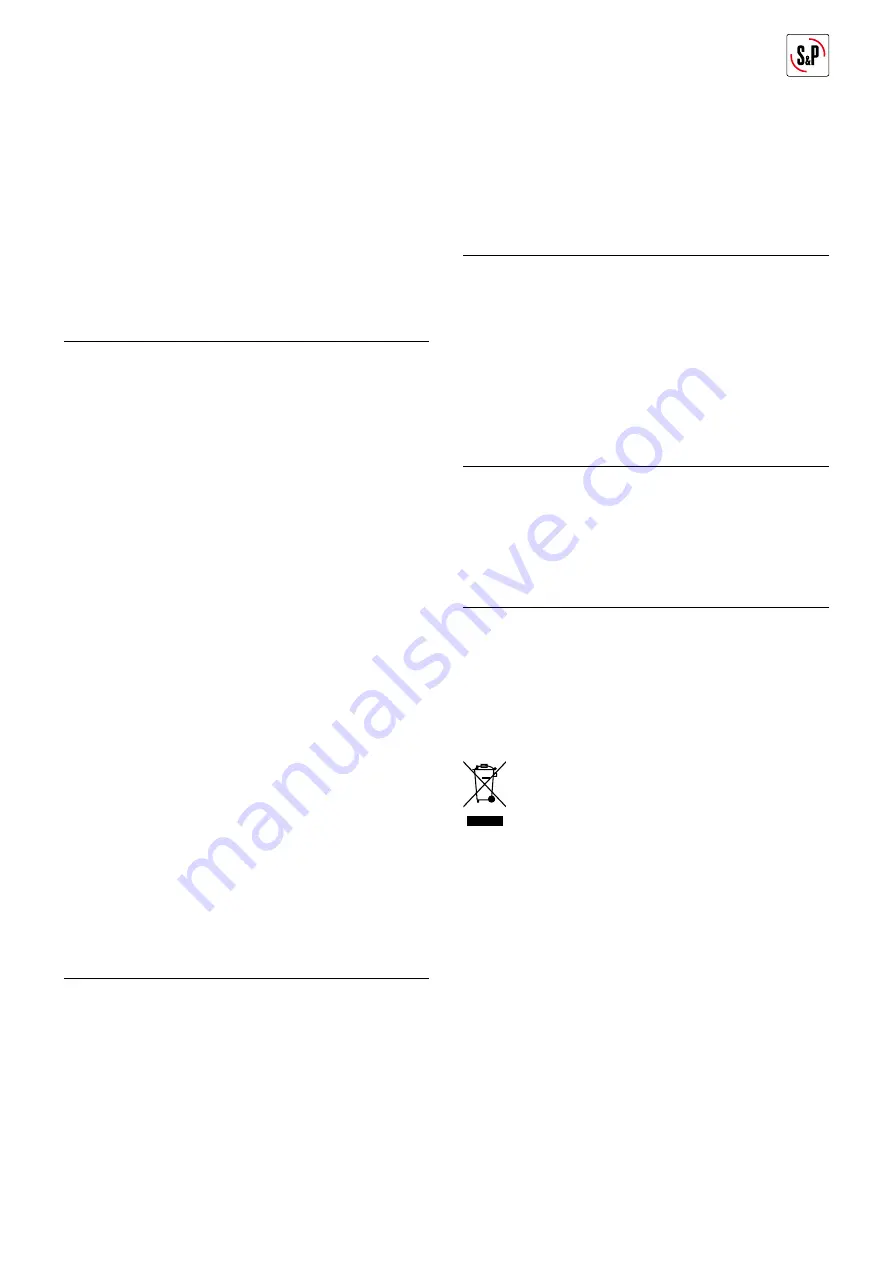 S&P JETLINE Series Instruction Manual Download Page 15