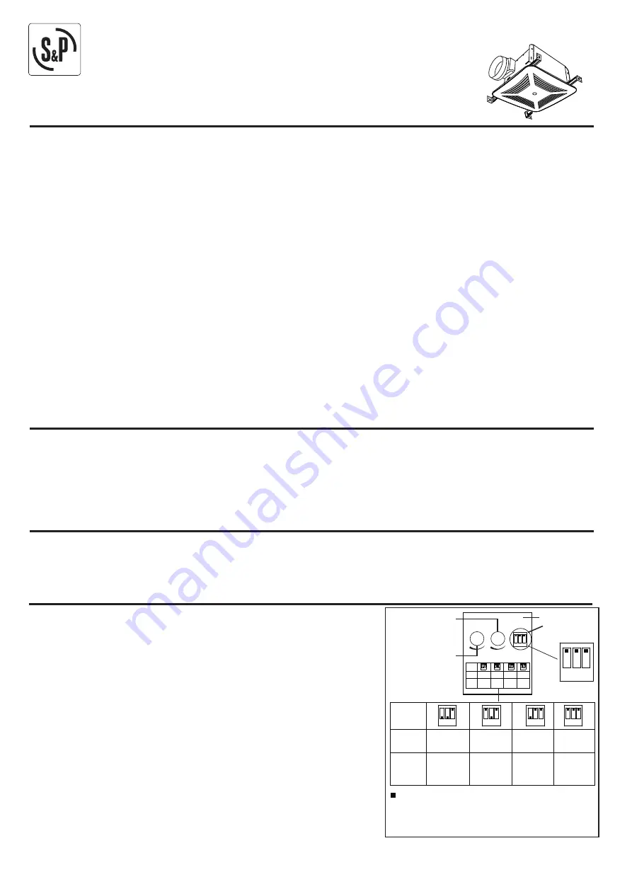 S&P PCD110XMH Quick Start Manual Download Page 1