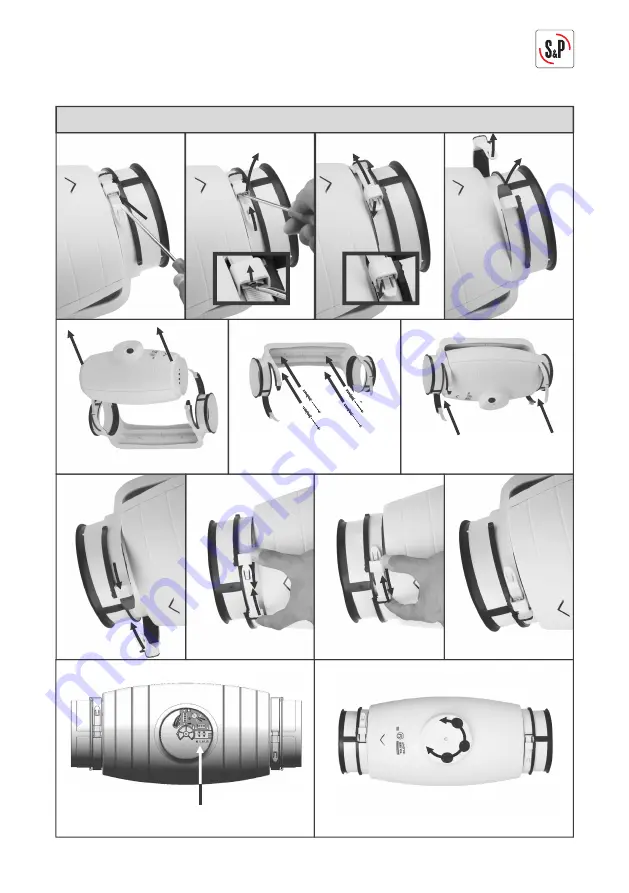 S&P SILENT ECOWATT TD-100-125 Instruction Manual Download Page 3