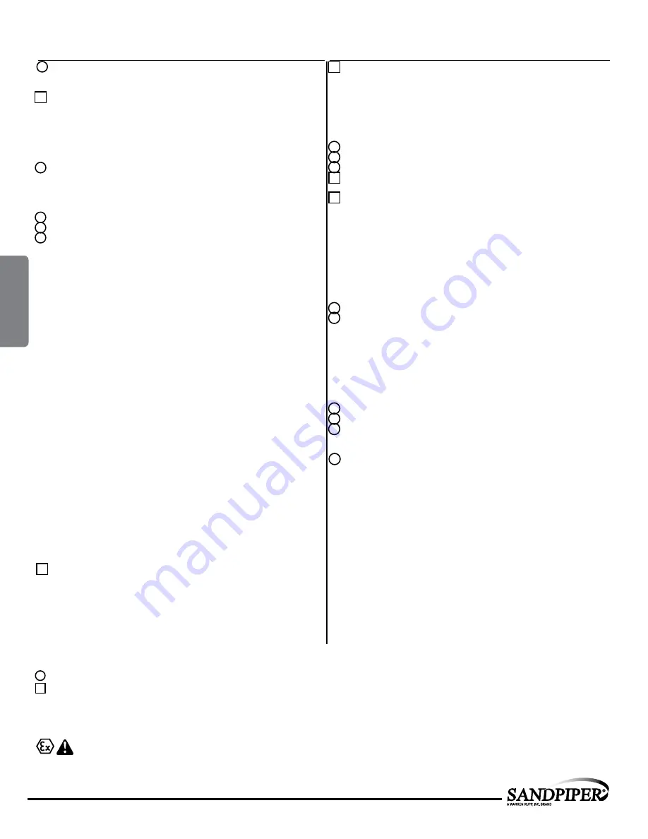 Sandpiper SB1 Original Instructions Manual Download Page 12