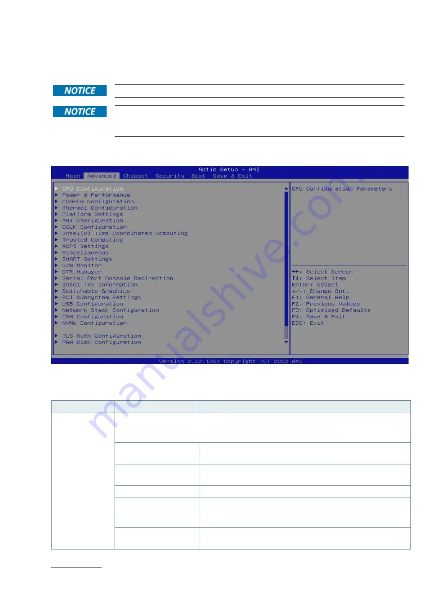 S&T Kontron COMe-bTL6 User Manual Download Page 70