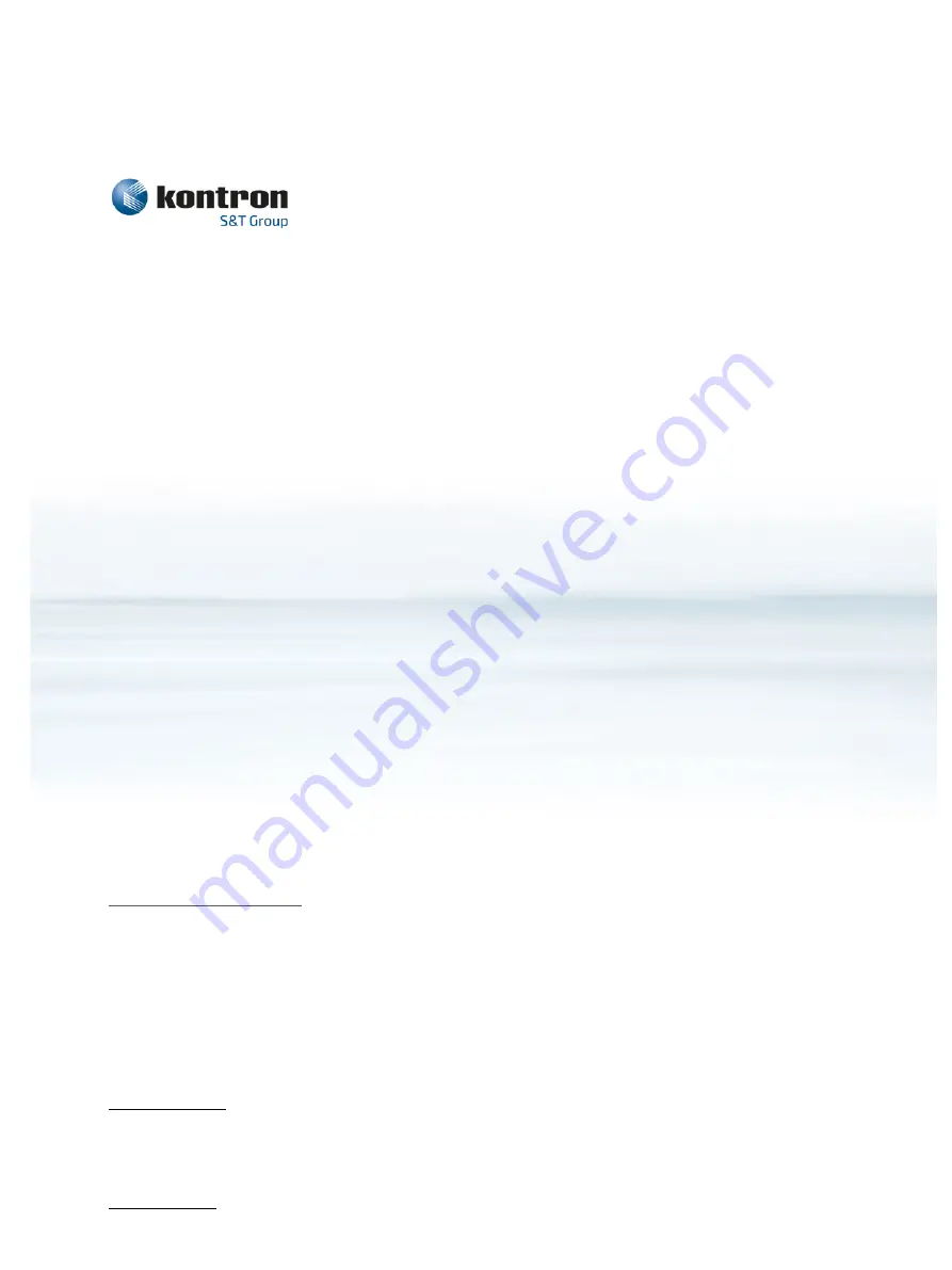 S&T kontron KBox B-201-CFL User Manual Download Page 72