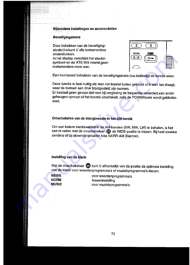 Sangean ATS 909 Operating Instructions Manual Download Page 74