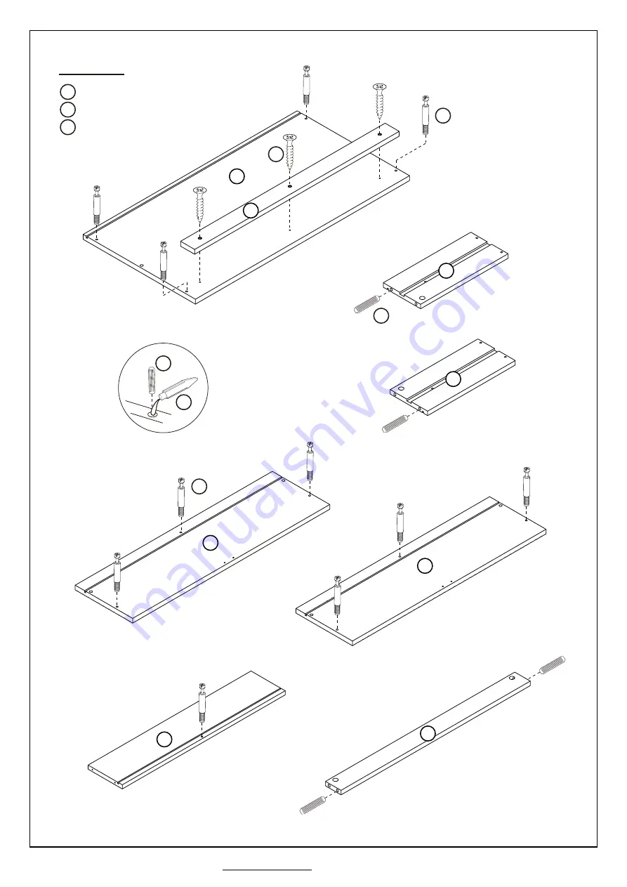 Sango MERK 3 DRAWER CHEST Скачать руководство пользователя страница 6