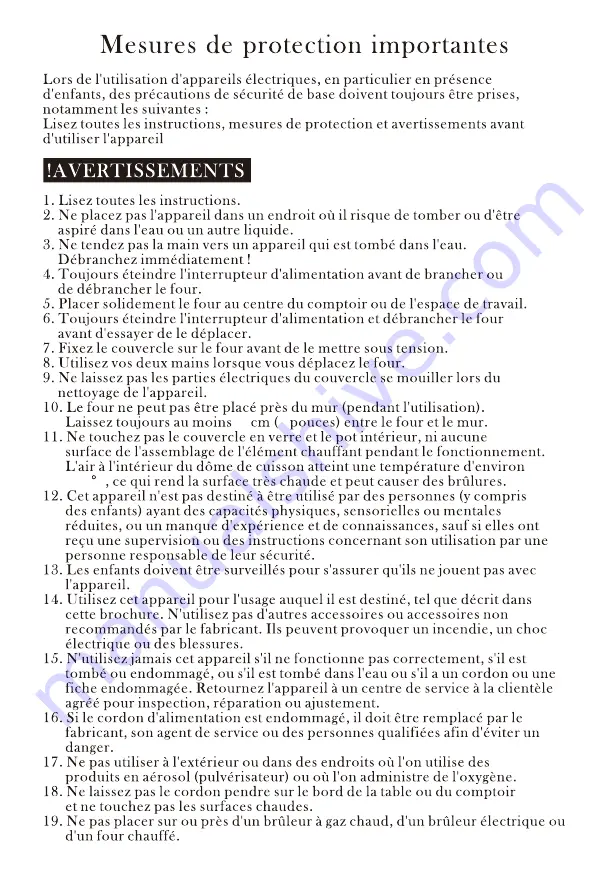 SANHOYA CO-06DSA Instruction Manual Download Page 19