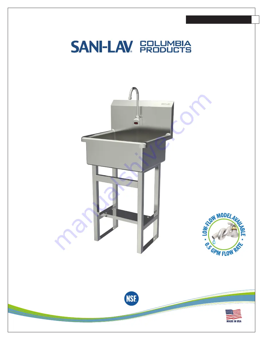 Sani-Lav 524A Operating Manual Download Page 1