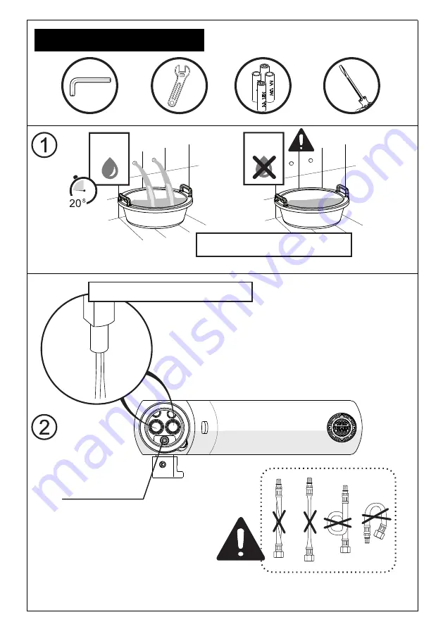 Sanipex BAGNODESIGN BDM-CUB-I301 Series Installation Manual Download Page 4