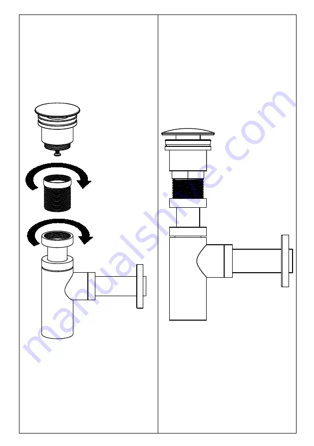 Sanipex BAGNODESIGN BDP-WBB-EXT50 Series Installation Manual Download Page 3