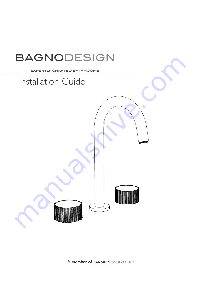 Sanipex BAGNODESIGN Chiasso BDM-CHS-303 Series Скачать руководство пользователя страница 1