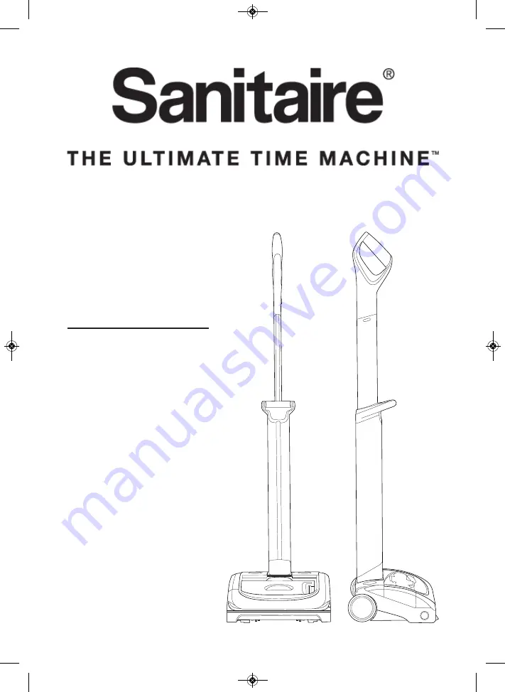 Sanitaire SC7100A User Manual Download Page 1