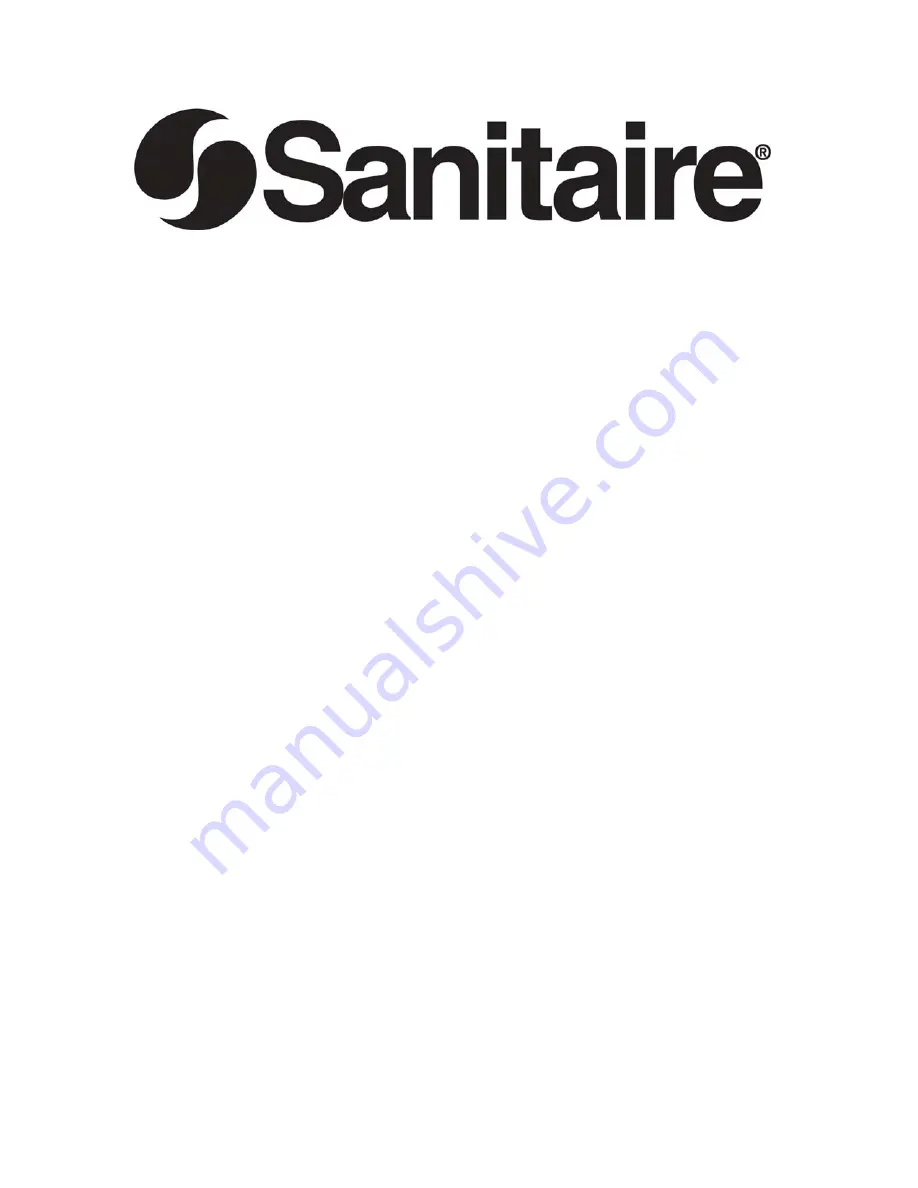 Sanitaire SC9180A Repair Parts List Manual Download Page 1