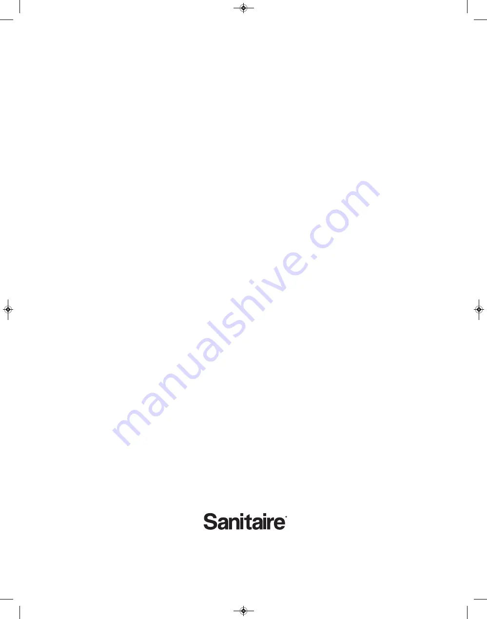 Sanitaire The Ultimate Time Machine SC6085 Series User Manual Download Page 20