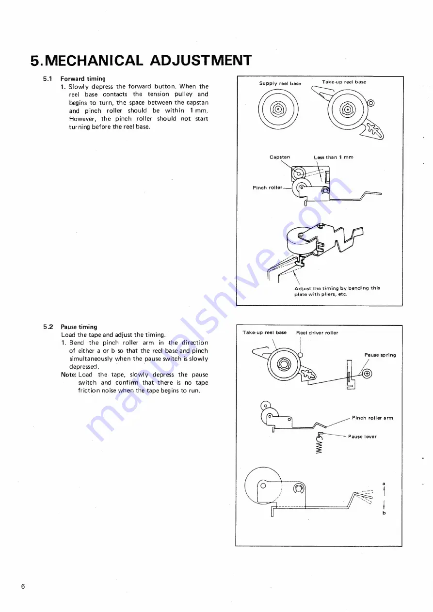 Sankyo STD-1700 Service Manual And Parts List Download Page 8