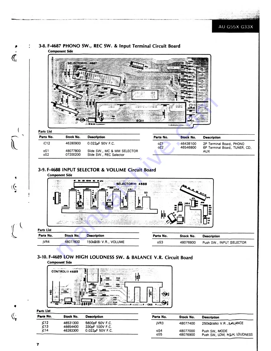 Sansui AU-G33X Скачать руководство пользователя страница 9