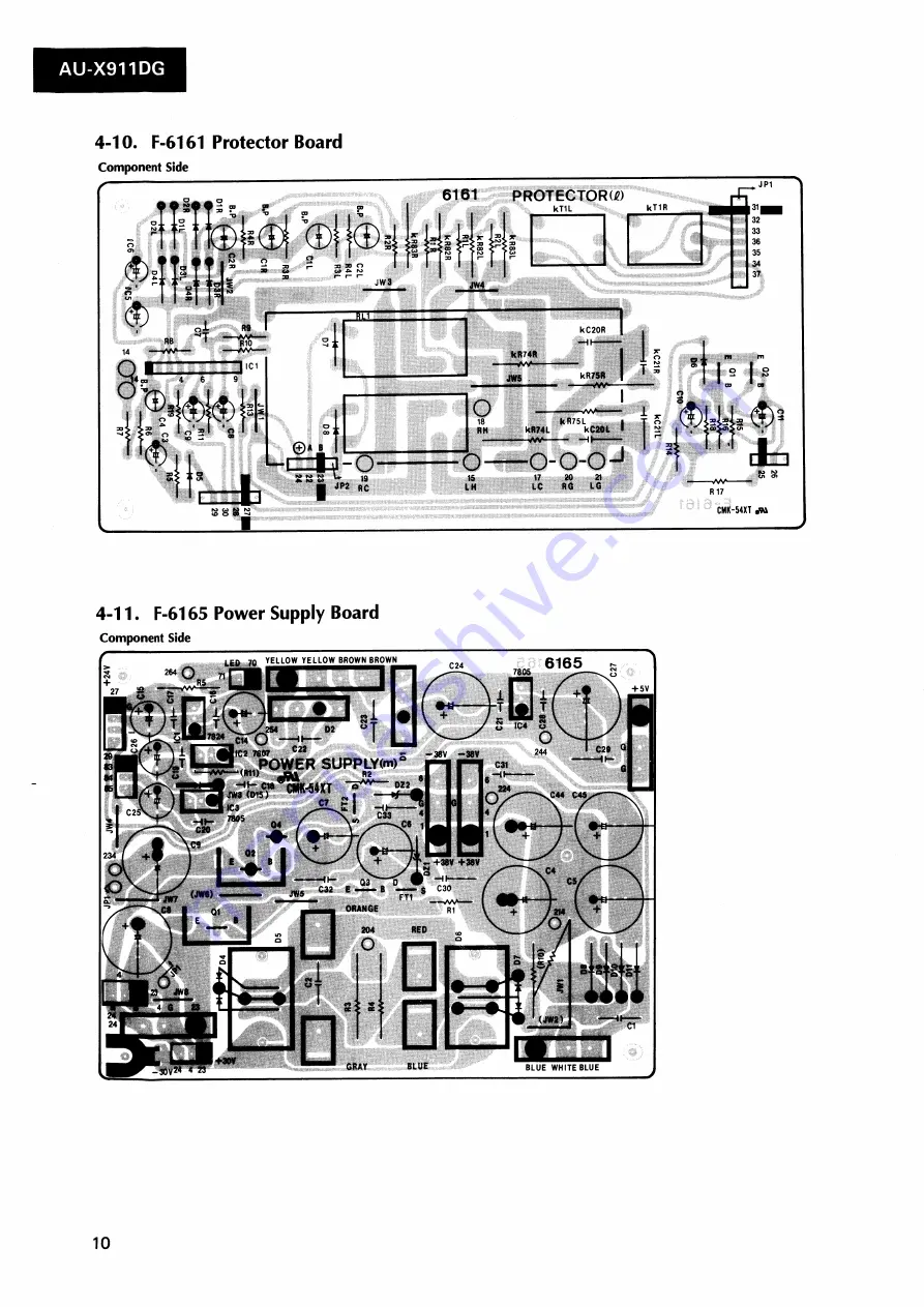 Sansui AU-X911DG Скачать руководство пользователя страница 10