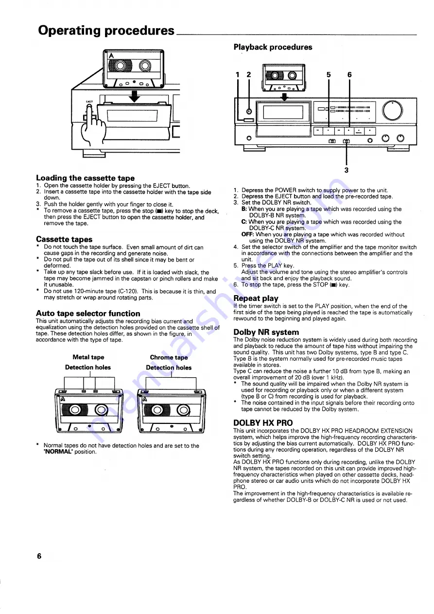 Sansui D-X117HX Operating Instructions Manual Download Page 5