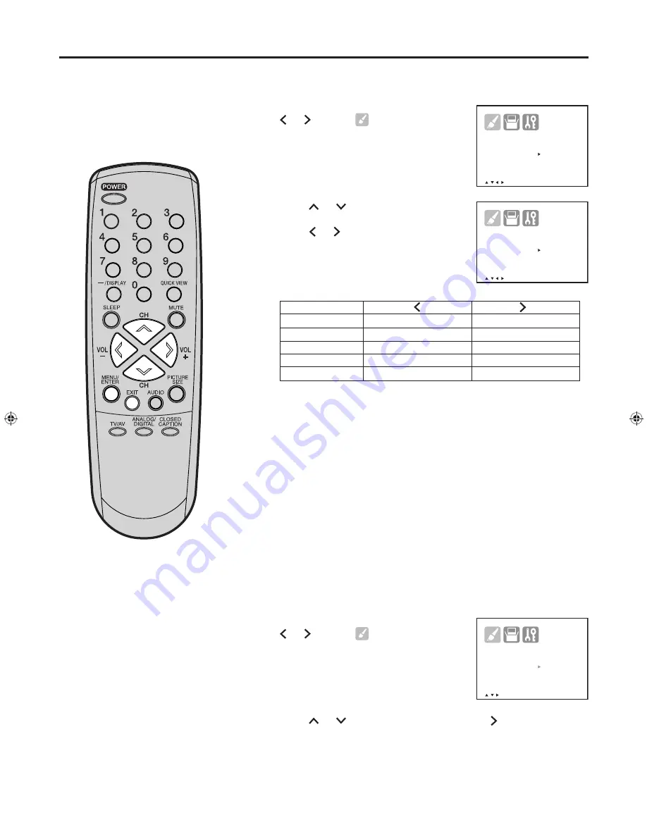 Sansui DTV2750 Owner'S Manual Download Page 25