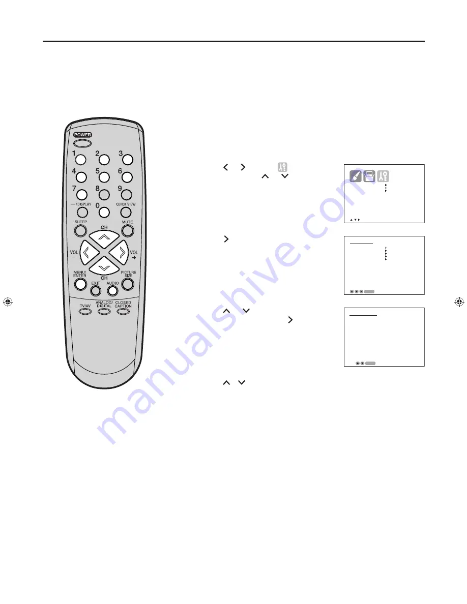 Sansui DTV2750 Owner'S Manual Download Page 30