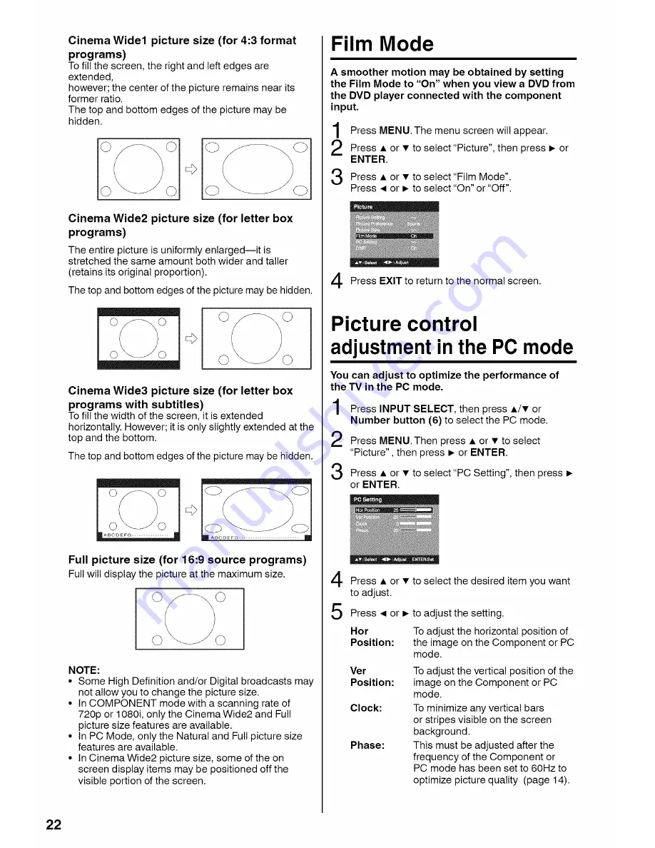 Sansui HDLCD1900A Скачать руководство пользователя страница 22