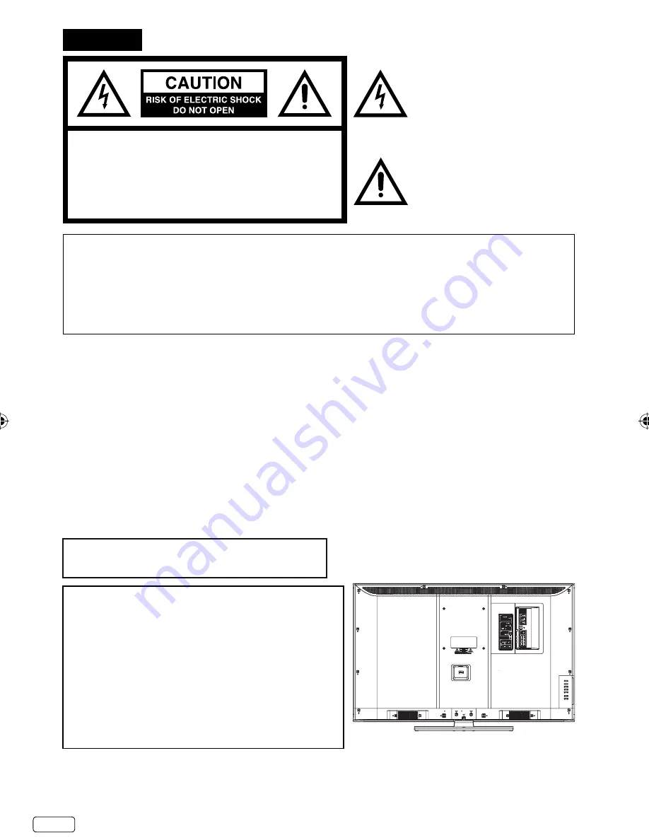 Sansui HDLCD4650 Скачать руководство пользователя страница 2