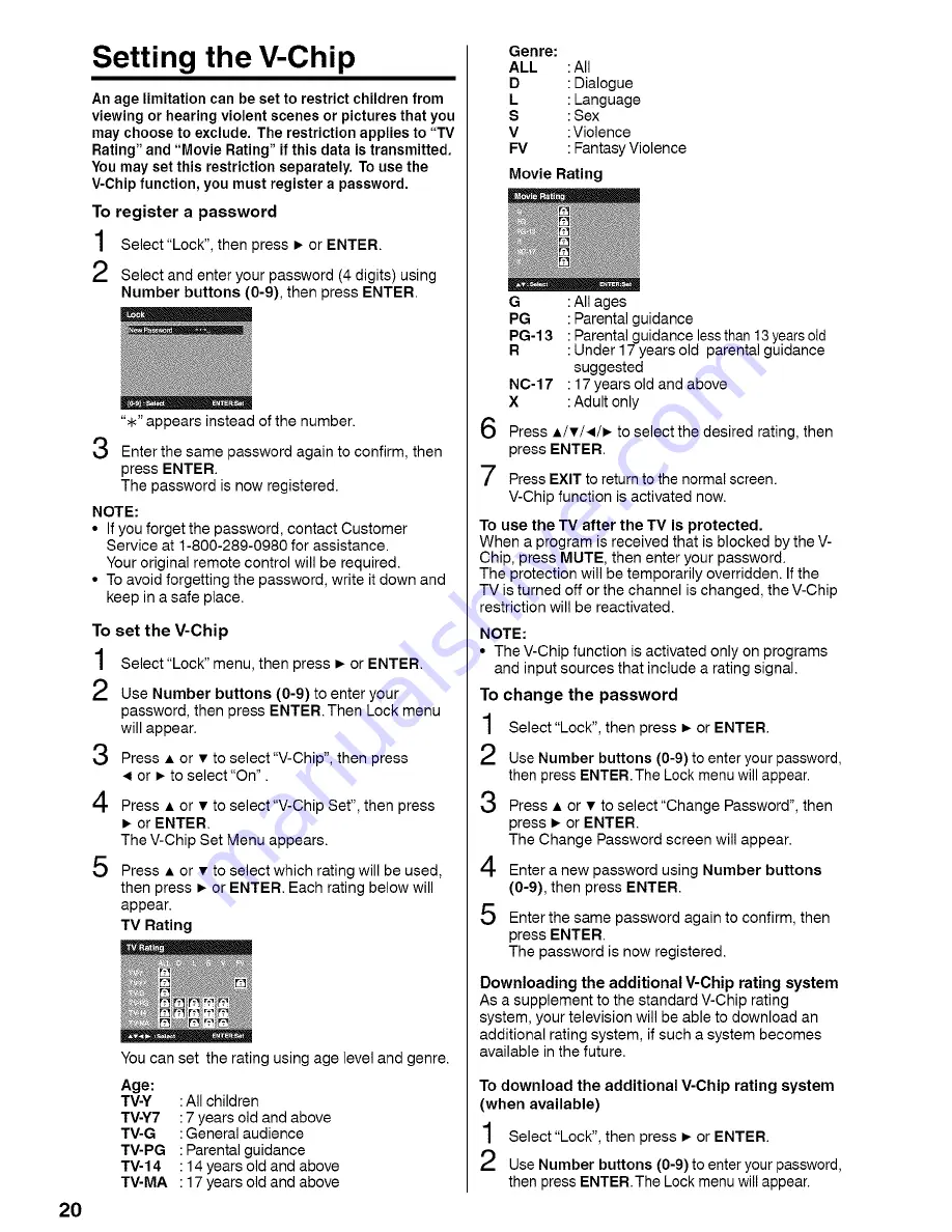 Sansui HDLCDVD225A Owner'S Manual Download Page 20