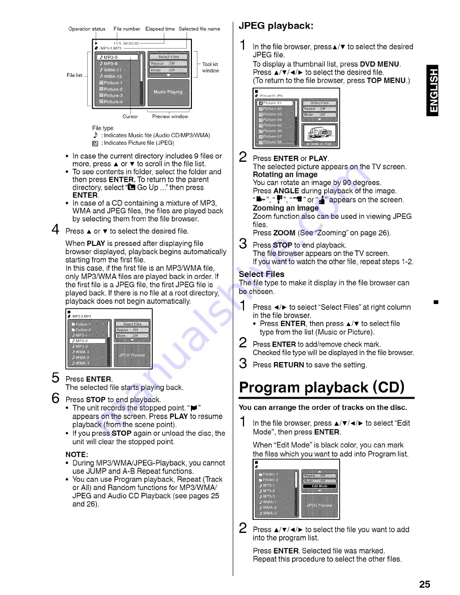 Sansui HDLCDVD225A Owner'S Manual Download Page 25