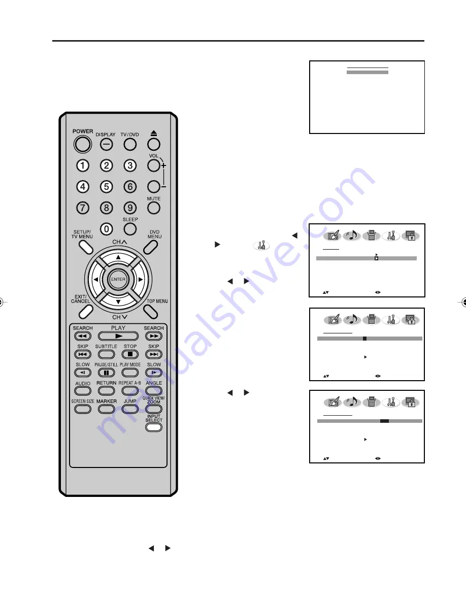 Sansui HDLCDVD320 Скачать руководство пользователя страница 25