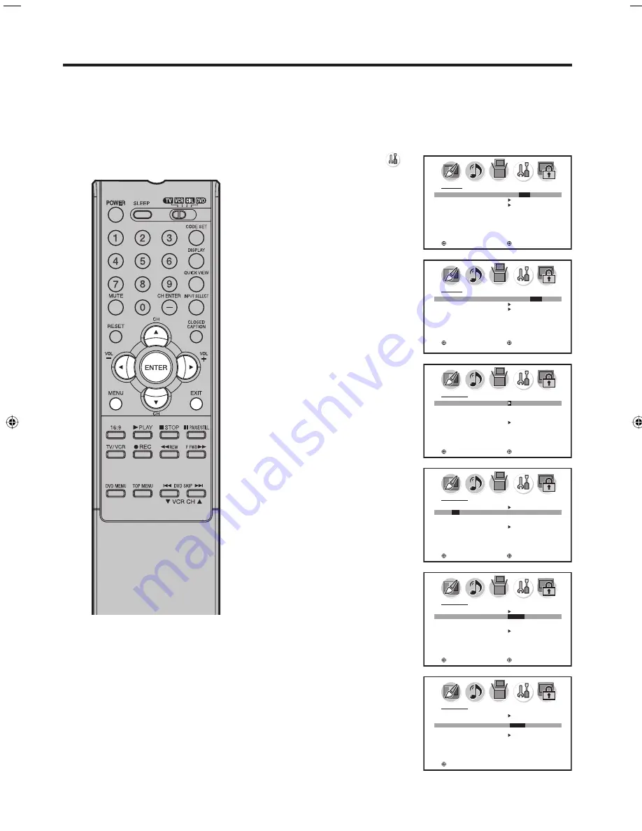 Sansui HDPDP4250 Owner'S Manual Download Page 34