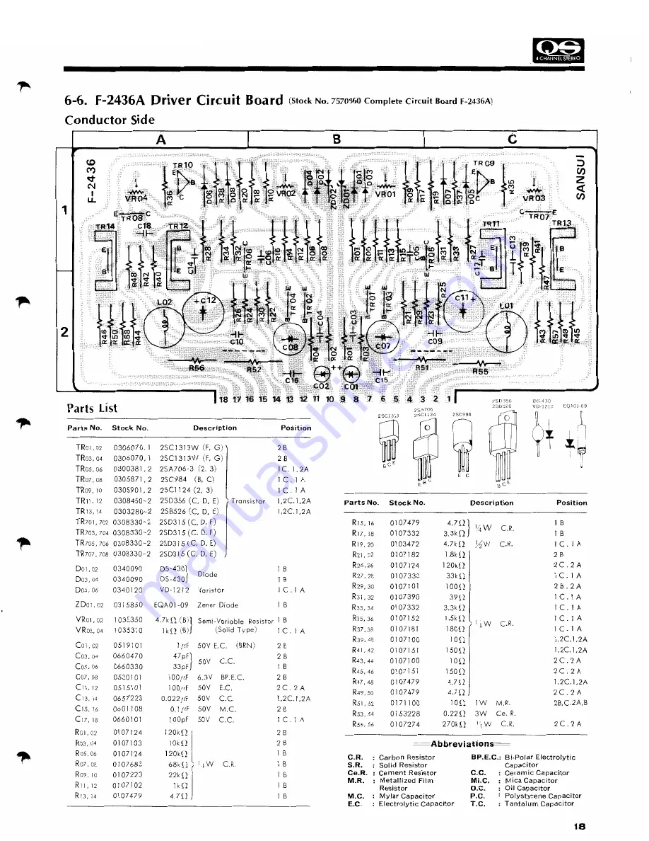 Sansui QRX-6001 Service Manual Download Page 21