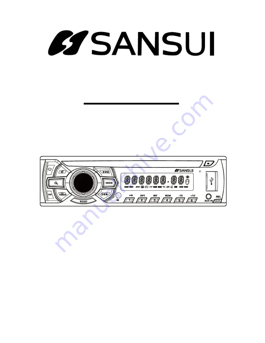 Sansui SA-CD100 Скачать руководство пользователя страница 1