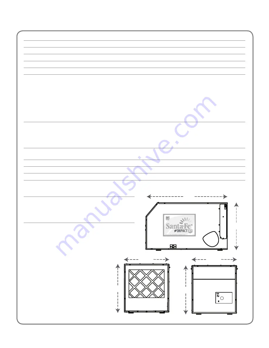 Santa Fe 4032230 Installation & Operation Instructions Download Page 4