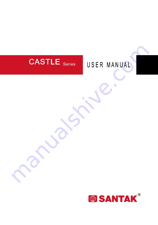 Santak CASTLE On-Line Series User Manual Download Page 1