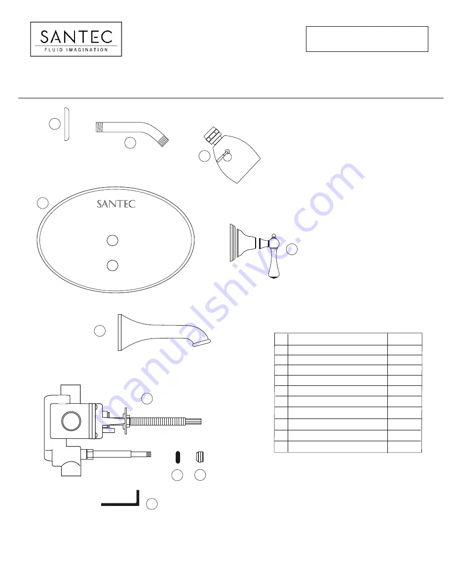 Santec 1434DD Series Installation Instructions Download Page 1