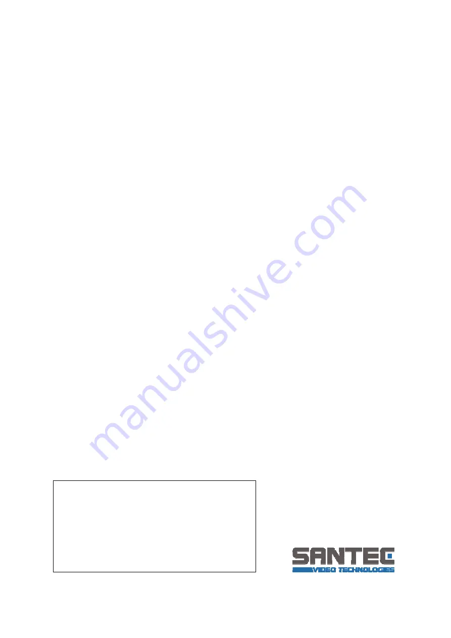 Santec AB-81-485 User Manual Download Page 32