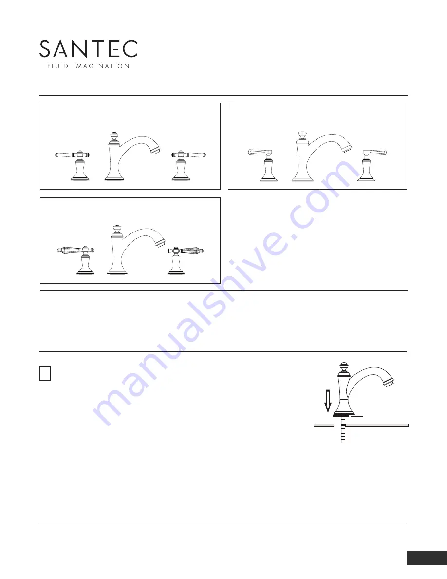 Santec KLASSICA 9520KL Installation Instructions Manual Download Page 1