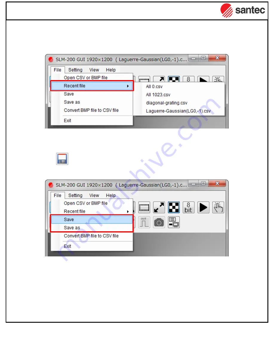 Santec LCOS-SLM Operational Manual Download Page 46