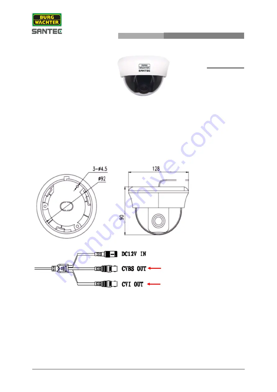 Santec SCC-221KDNM Quick Installation Manual Download Page 1