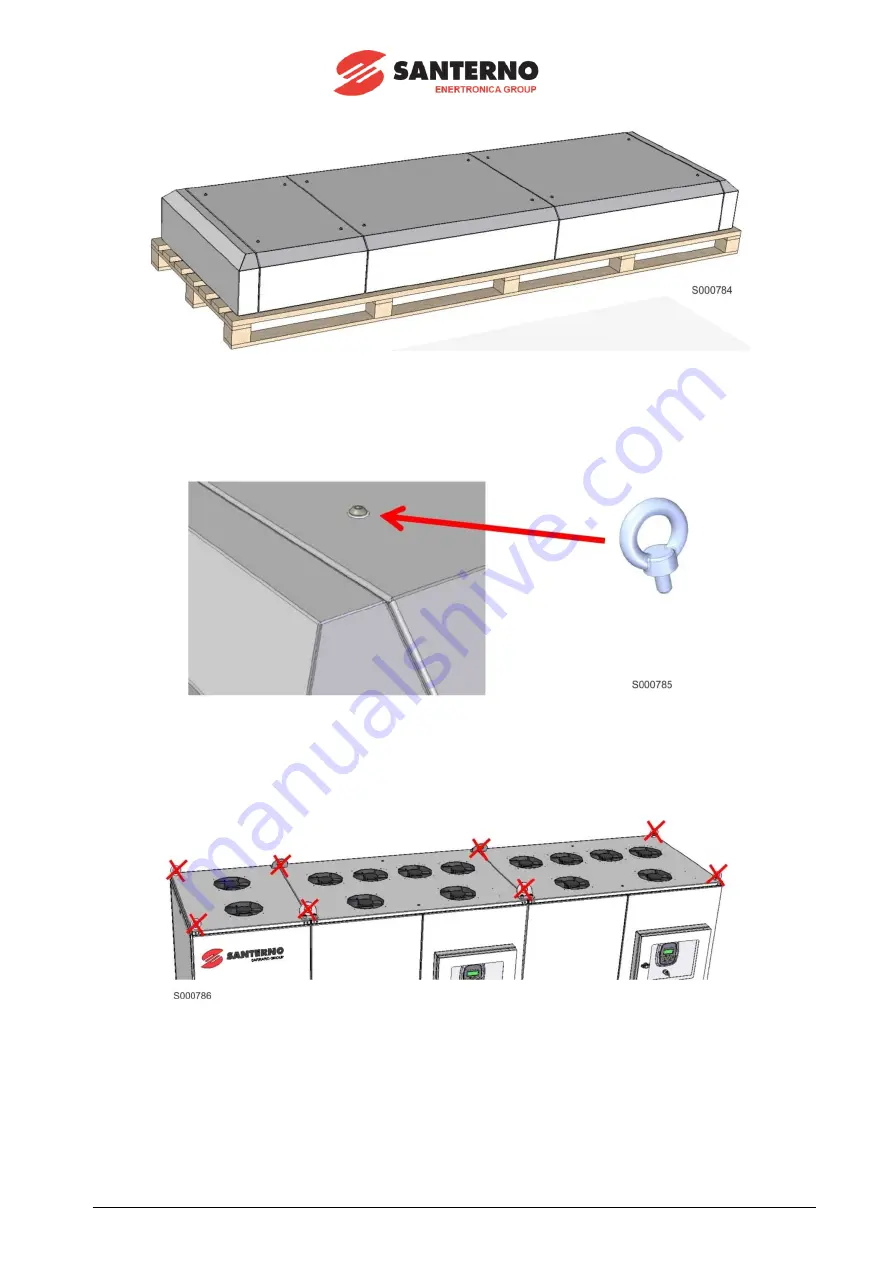 Santerno SUNWAY TG1200 1000V TE OD Скачать руководство пользователя страница 46