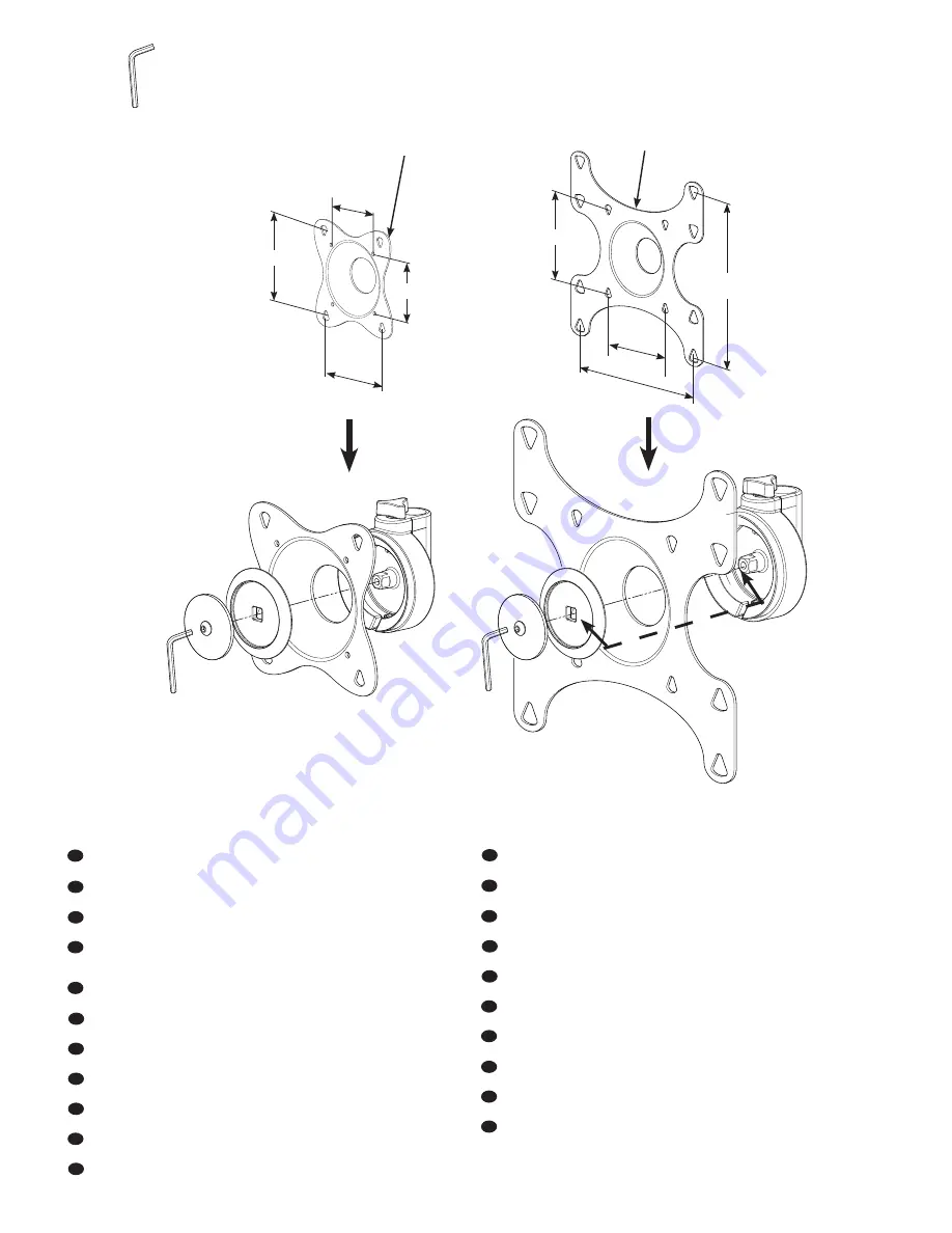 Sanus Systems VisionMount MF203 Manual Download Page 10