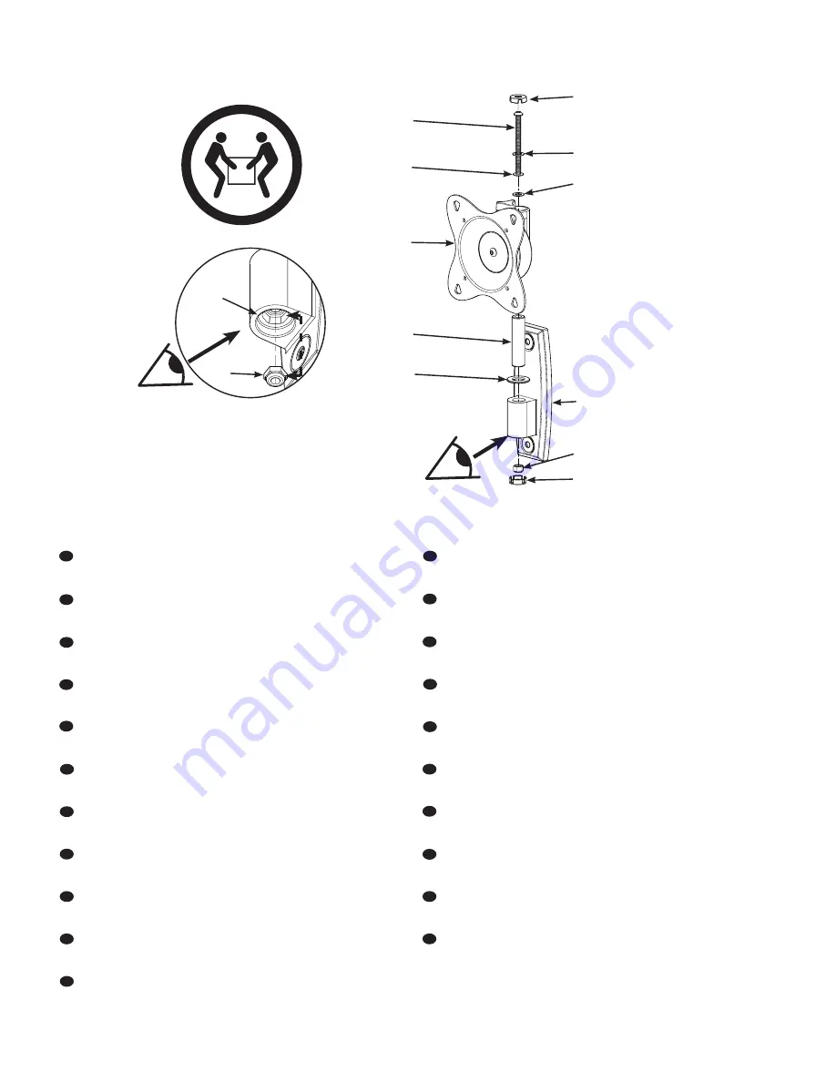 Sanus Systems VisionMount MF203 Скачать руководство пользователя страница 15