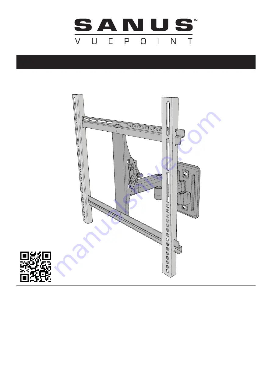 SANUS VuePoint F215B Instruction Manual Download Page 1